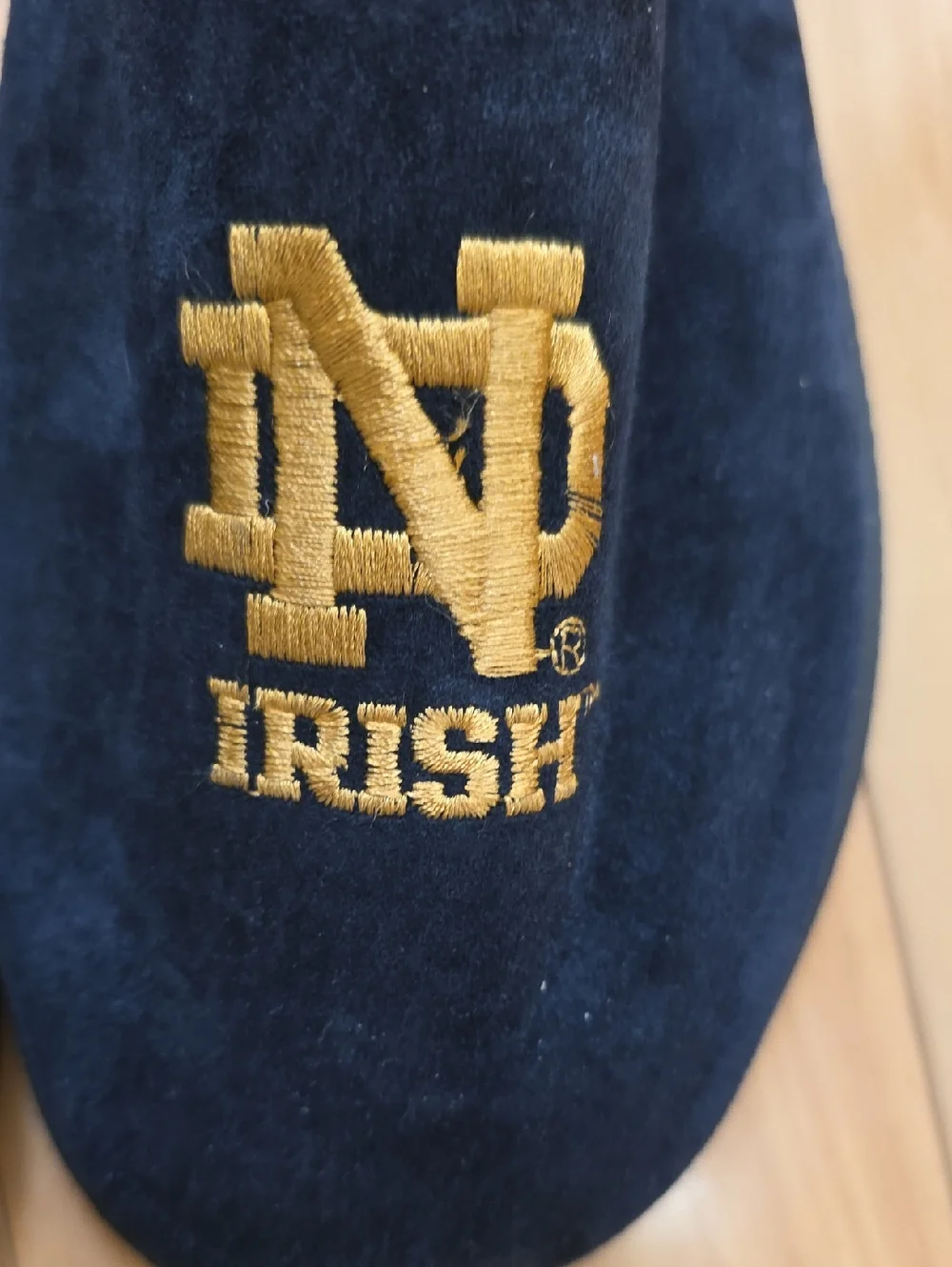 Hush Puppies Notre Dame Slippers Navy Suede Mens 9 NWT